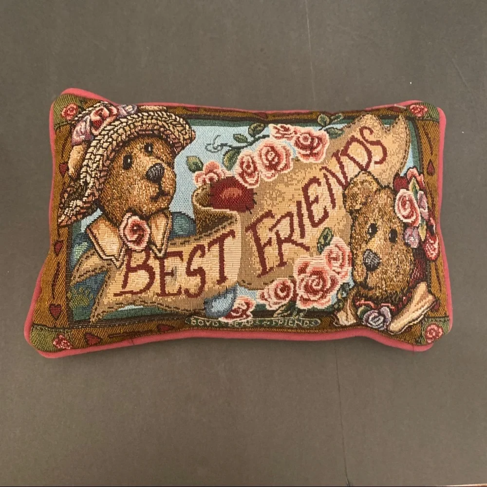 Boyds Bears & Friends “Best Friends” mini pillow